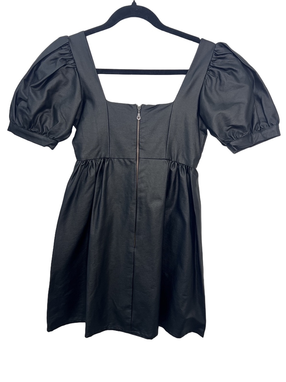 Luba By Payne • Women’s Black Puff Sleeve Party Mini Dress XS NWOT - Picture 4 of 11